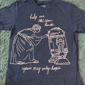 Star Wars blue tee shirt